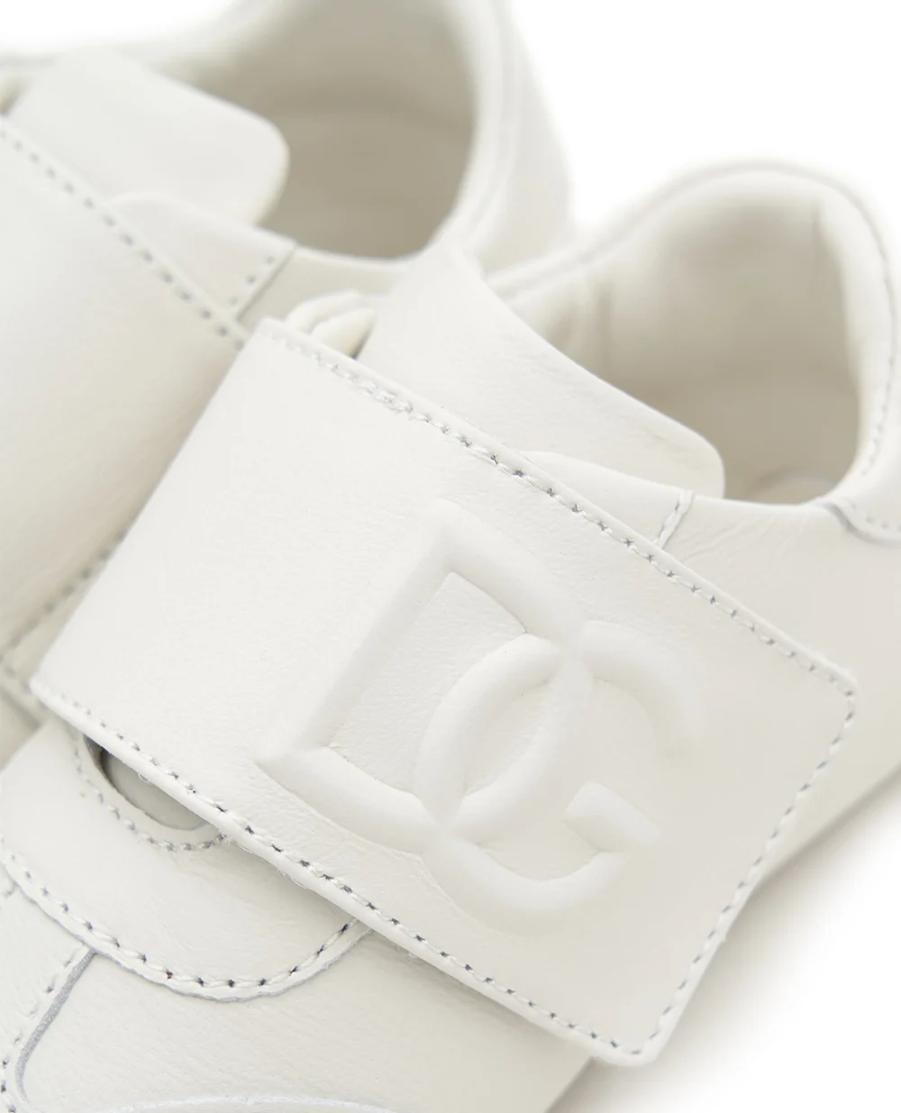 Дитячі кросівки зі шкіри Dolce&Gabbana Kids DK0159-A1121, білий колір • Купити в інтернет-магазині Kameron