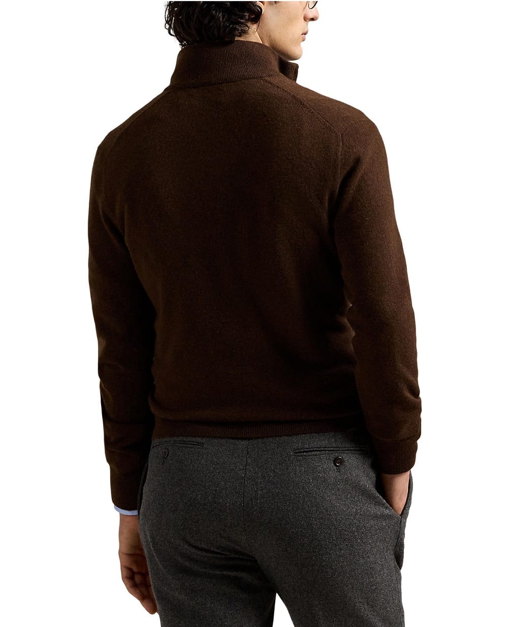 Свитер из шерсти Polo Ralph Lauren 710876756022, коричневый цвет • Купить в интернет-магазине Kameron