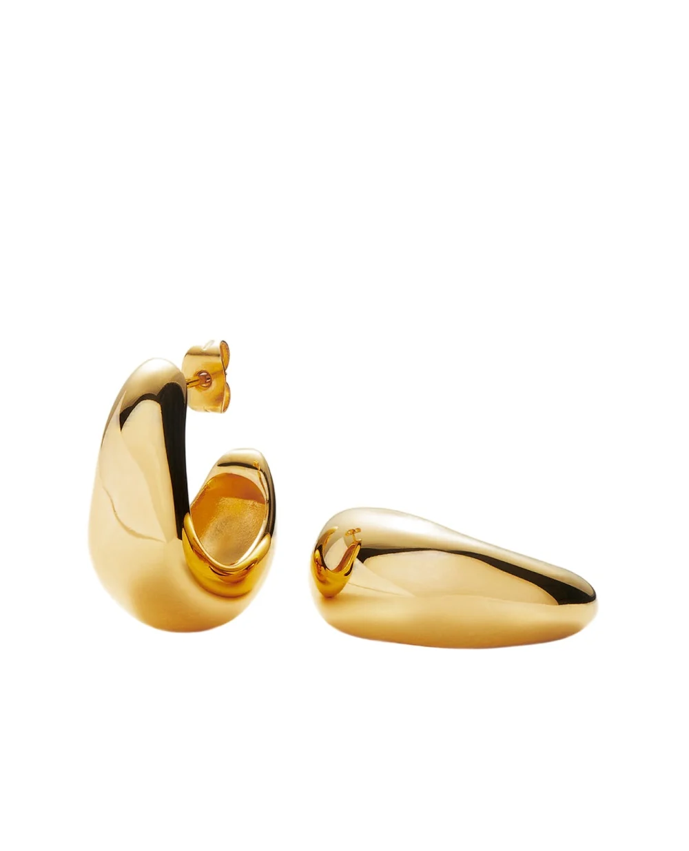 Сережки-кільця Missoma DM-G-E5-NS, золотий колір • Купити в інтернет-магазині Kameron