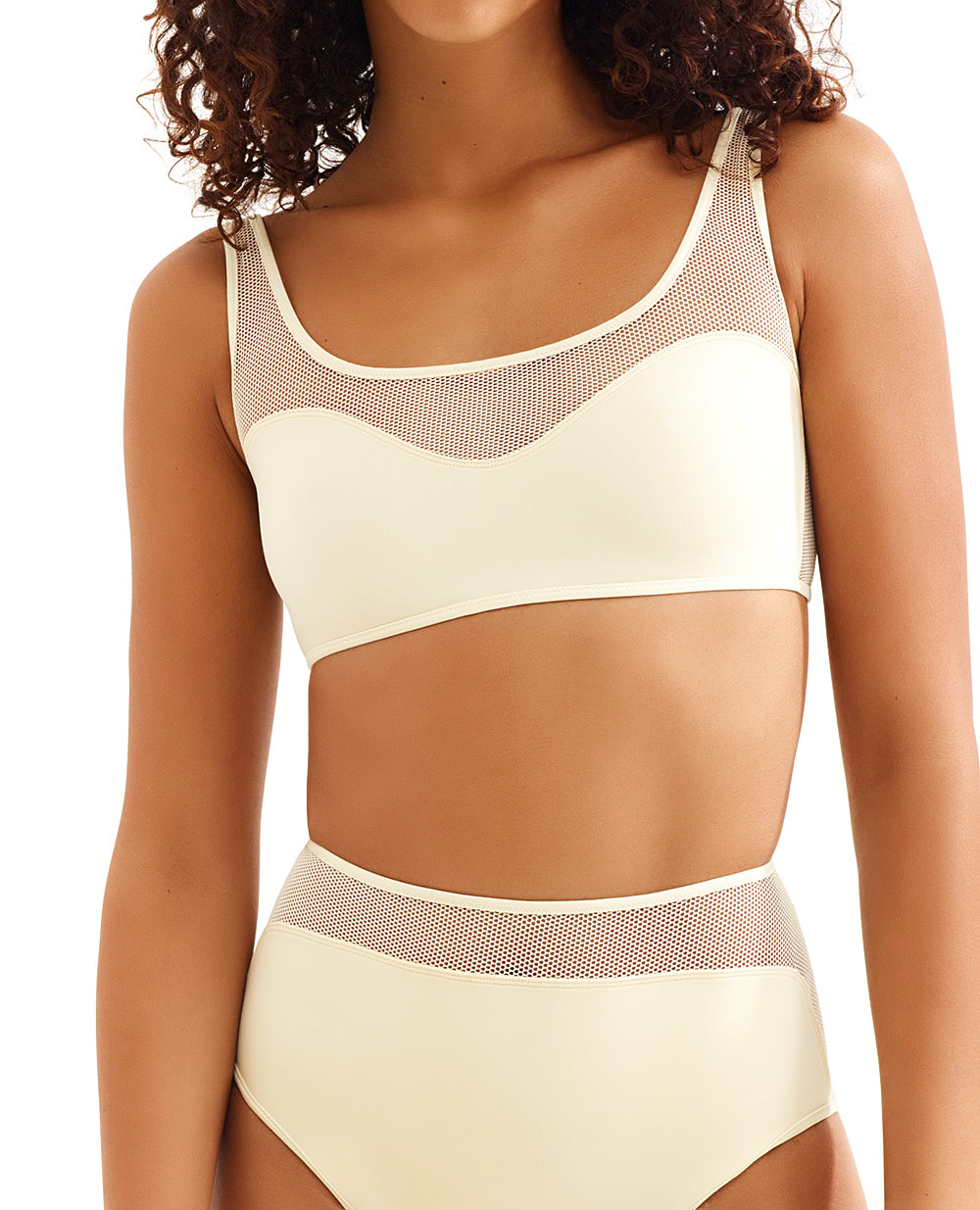 Топ купальника CRESCENDO ERES 032605, белый цвет • Купить в интернет-магазине Kameron