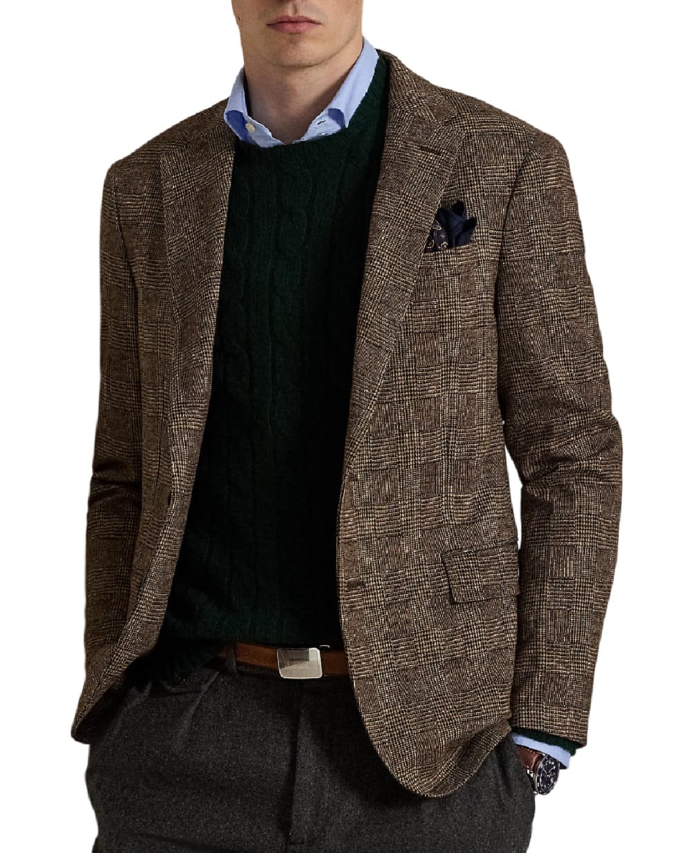 Піджак Polo Ralph Lauren 715980060001, коричневий колір • Купити в інтернет-магазині Kameron