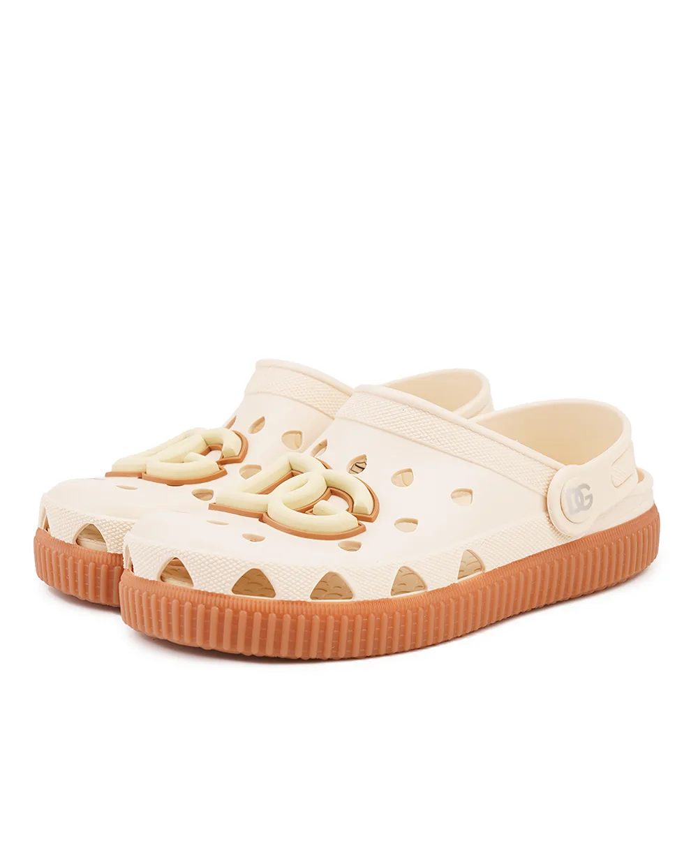 Шлепанцы Dolce&Gabbana DN0213-AT079, бежевый цвет • Купить в интернет-магазине Kameron