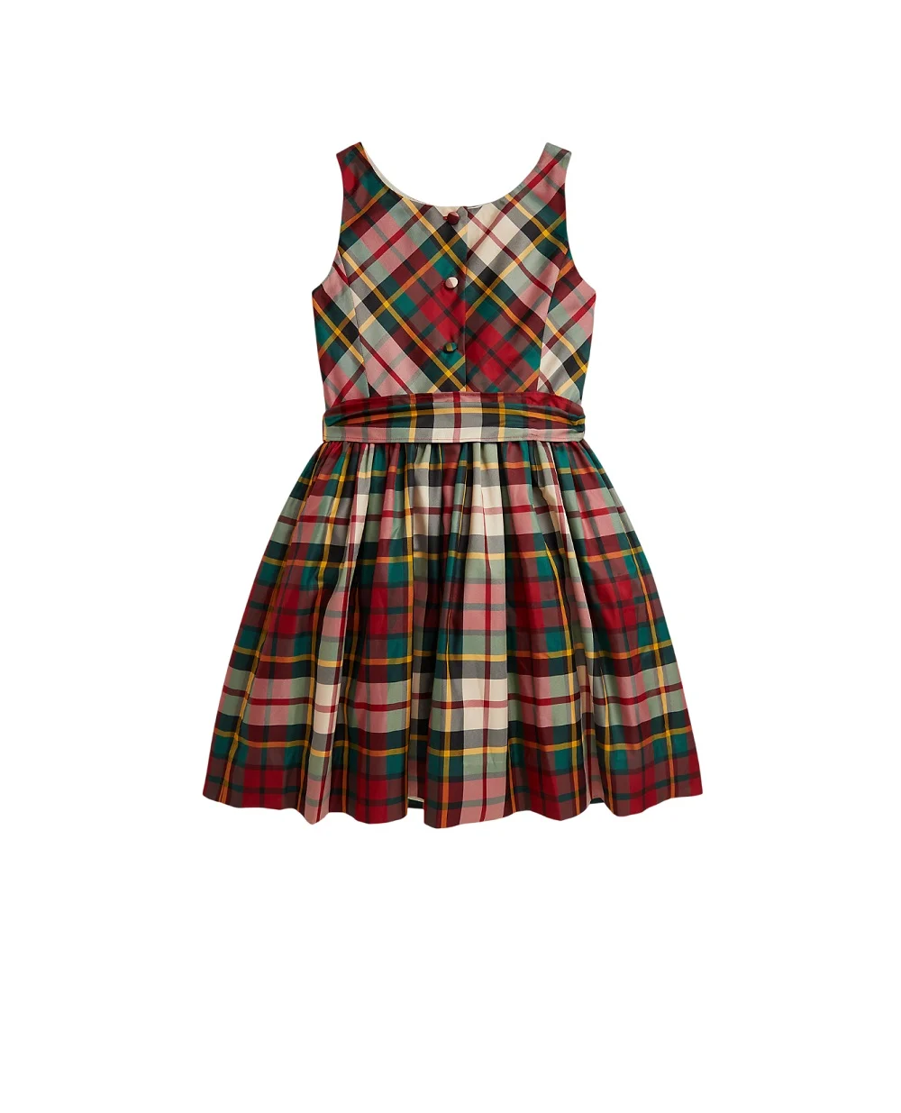 Дитяча сукня з картатої тафти Polo Ralph Lauren Kids 313980345001, різнокольоровий колір • Купити в інтернет-магазині Kameron