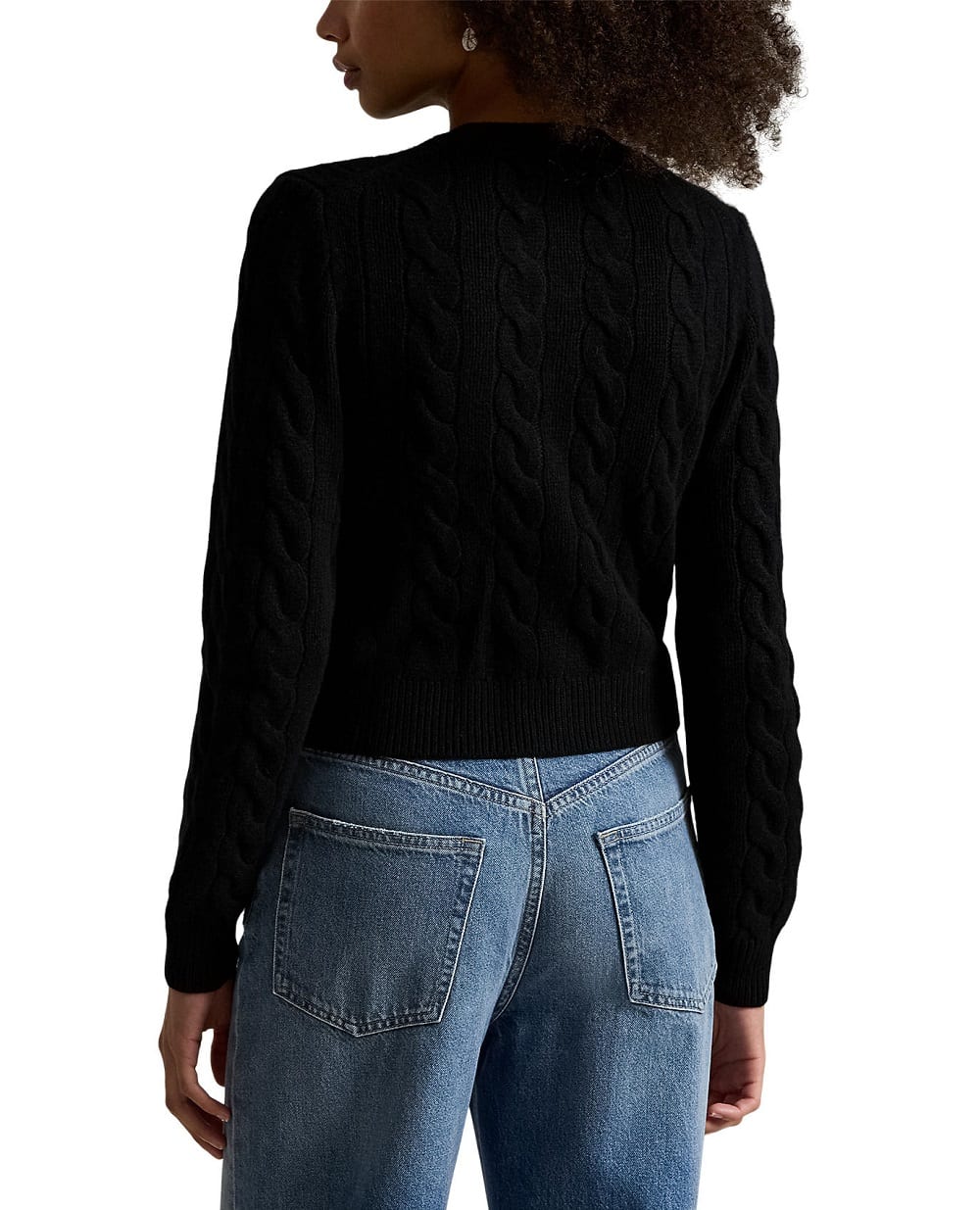 Кардиган из шерсти и кашемира Polo Ralph Lauren 211978312001, черный цвет • Купить в интернет-магазине Kameron