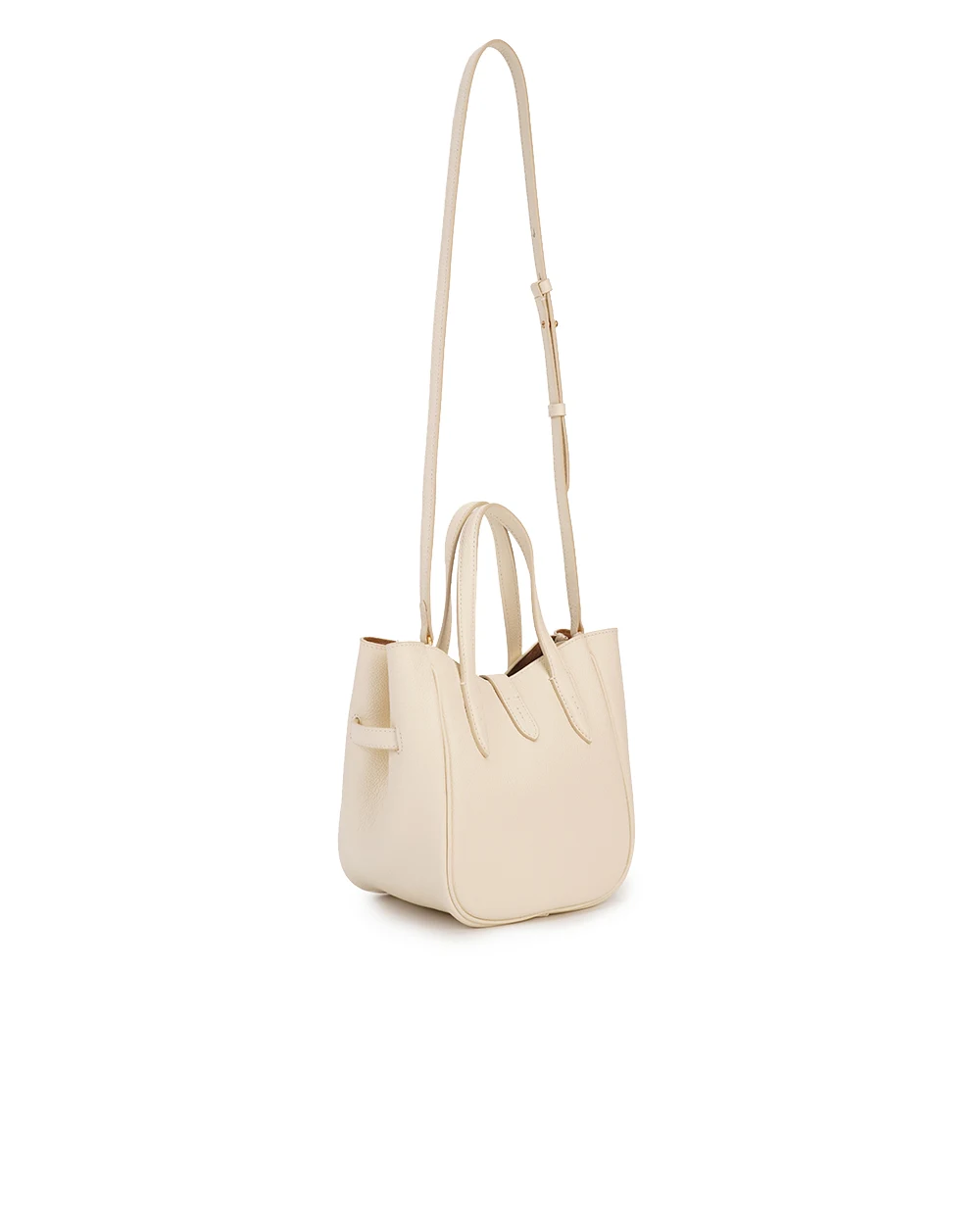 Шкіряна сумка Polo ID Small Polo Ralph Lauren 428942195005, молочний колір • Купити в інтернет-магазині Kameron