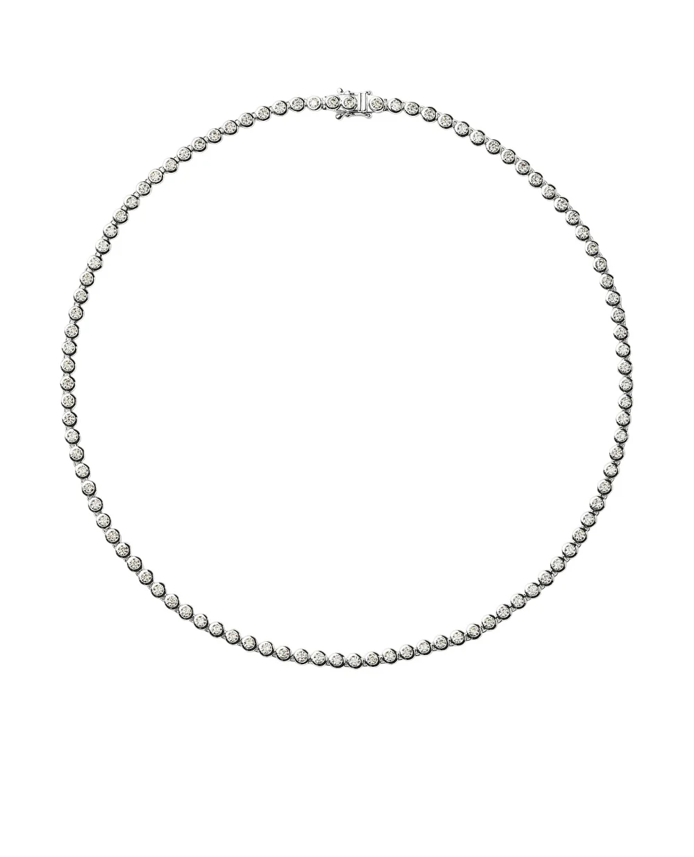 Намисто Tennis Missoma GU-S-N11-CZ, срібний колір • Купити в інтернет-магазині Kameron