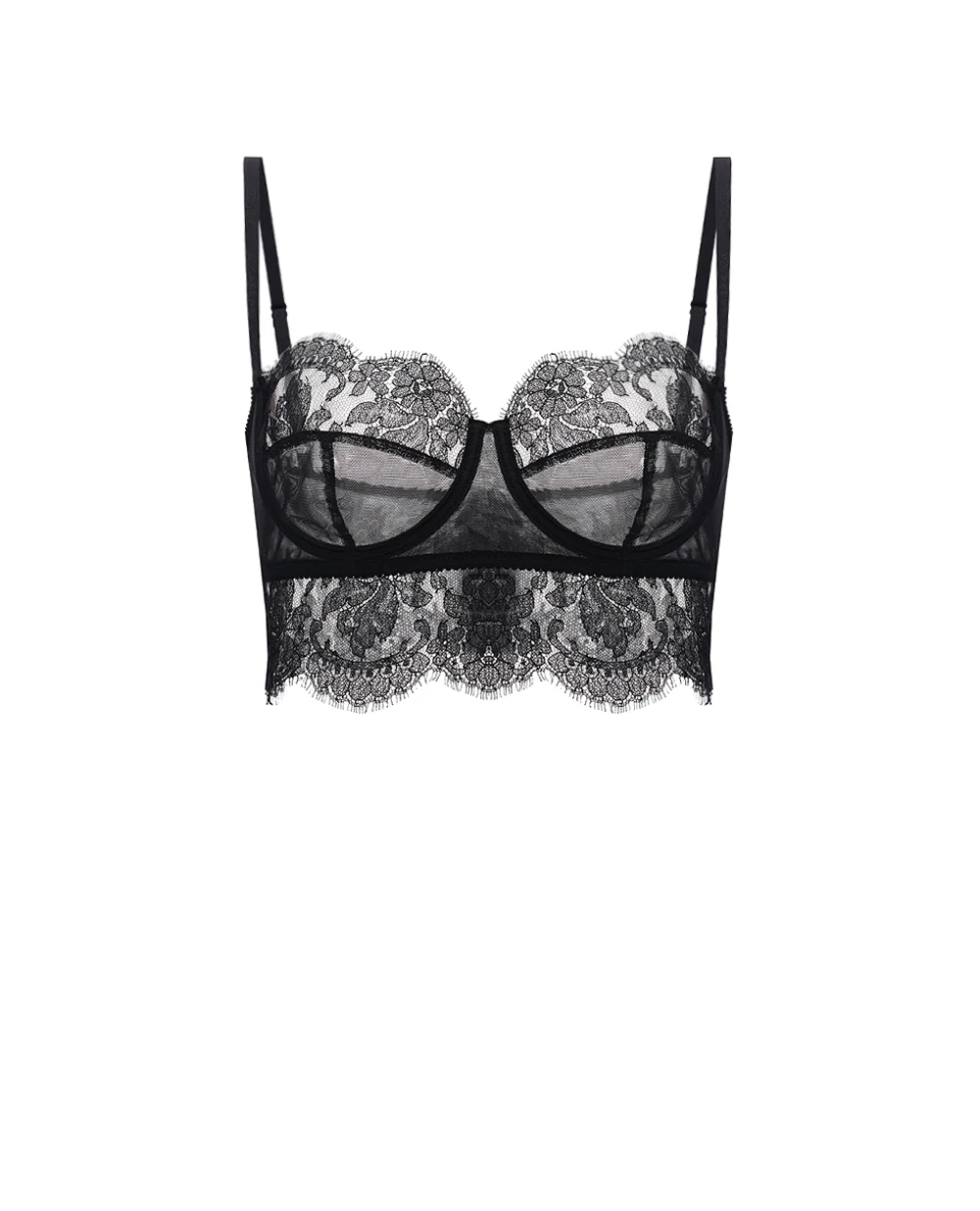 Бюстгальтер Dolce&Gabbana O1F40T-ONO68, чорний колір • Купити в інтернет-магазині Kameron