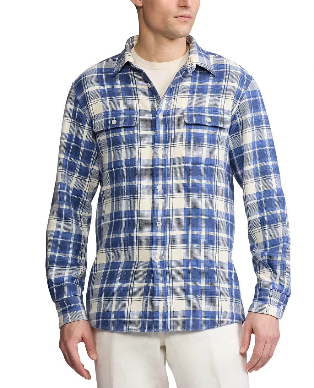 Рубашка Ralph Lauren Purple Label 790964260001, синий цвет • Купить в интернет-магазине Kameron