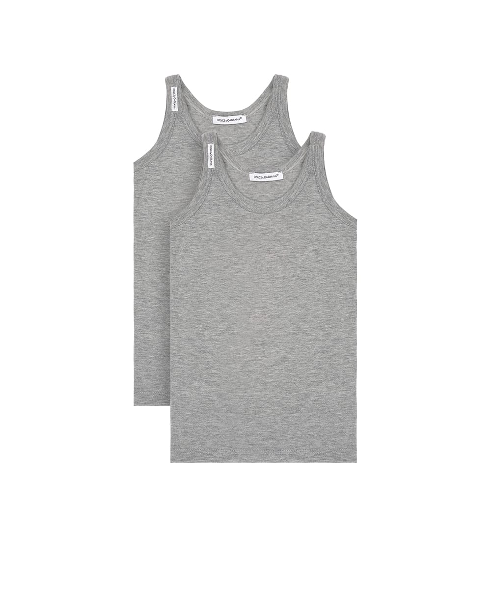 Дитяча майка (2 шт.) Dolce&Gabbana Kids L4U702-OY7IB-B, сірий колір • Купити в інтернет-магазині Kameron
