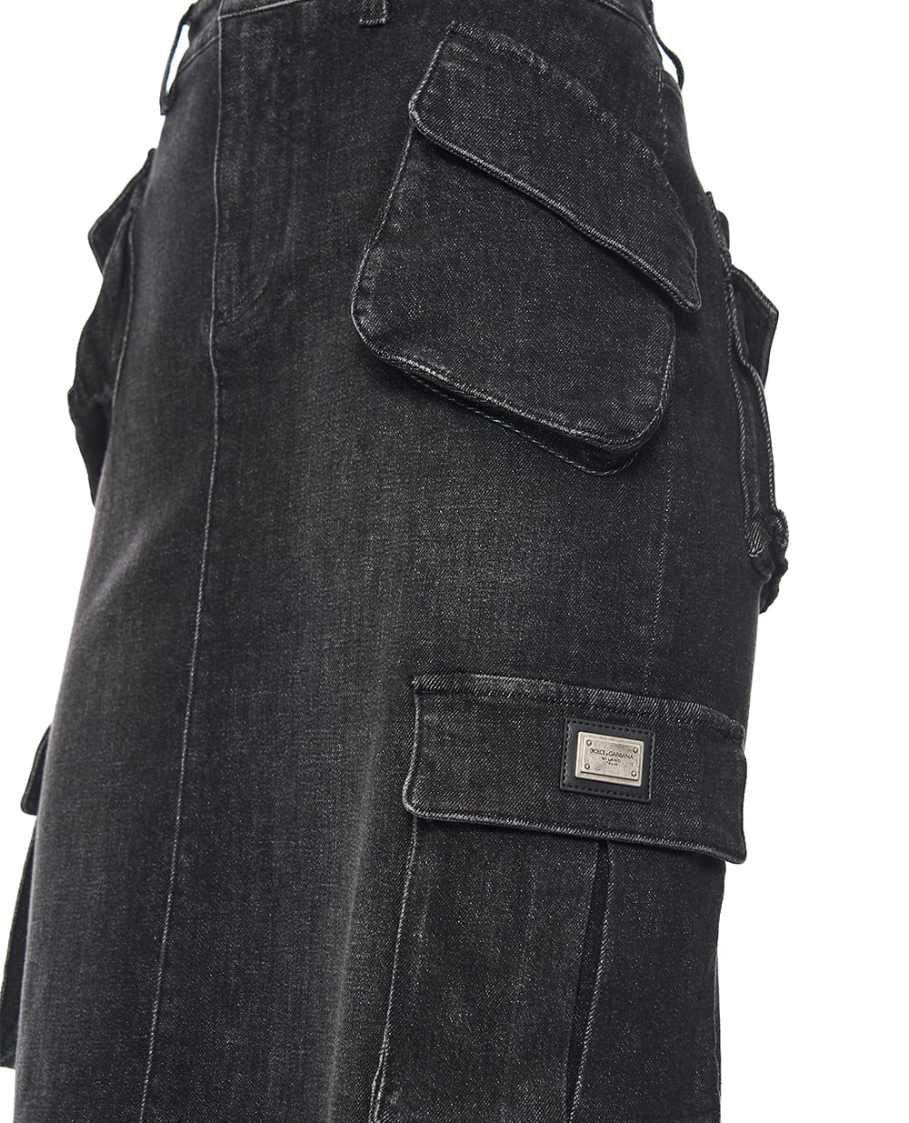 Юбка джинсовая Dolce&Gabbana F4DCSD-G8OS4, черный цвет • Купить в интернет-магазине Kameron