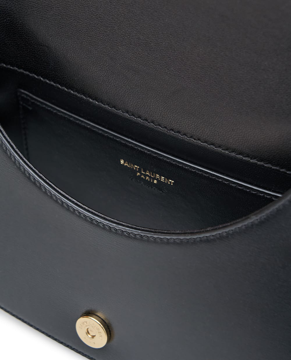 Шкіряна сумка Voltaire Saint Laurent 844299-AAFF9, чорний колір • Купити в інтернет-магазині Kameron