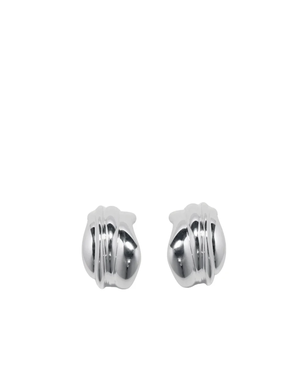 Серьги из переработанного серебра Completedworks R2224-SILVER, серебряный цвет • Купить в интернет-магазине Kameron