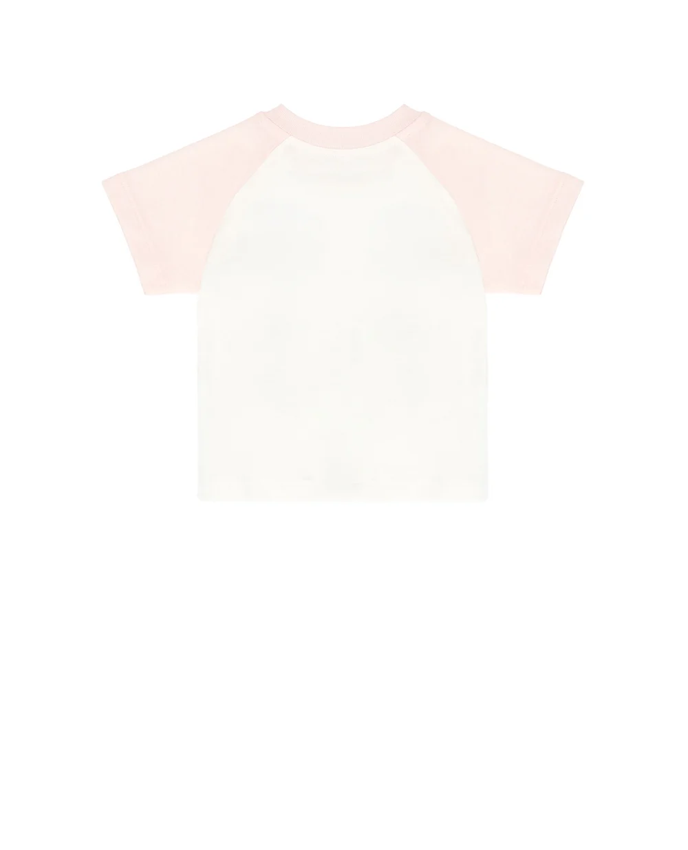 Детская футболка Dolce&Gabbana Kids L2JTOS-II7IQ, розовый цвет • Купить в интернет-магазине Kameron