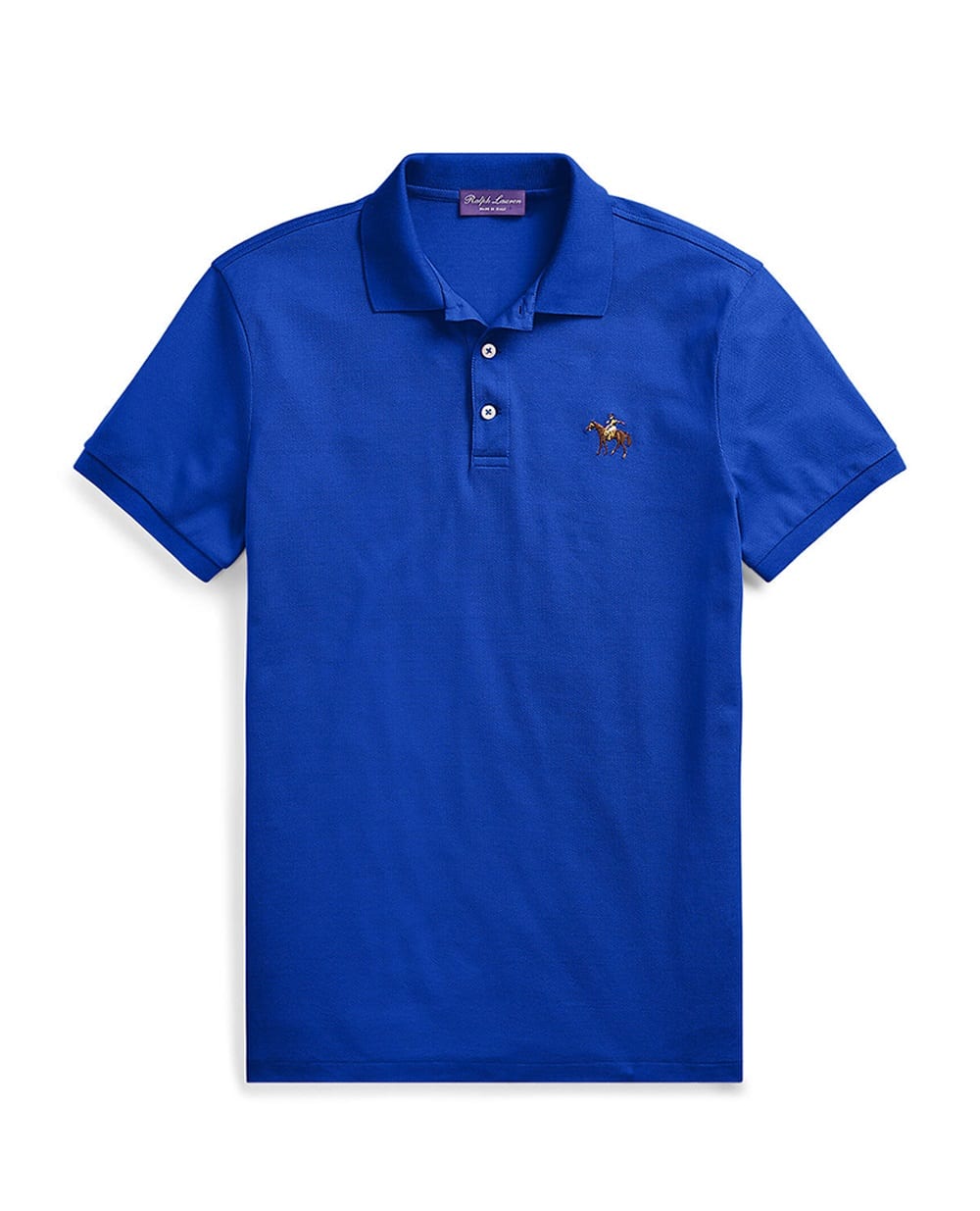 Поло Ralph Lauren Purple Label 790508036105, синий цвет • Купить в интернет-магазине Kameron