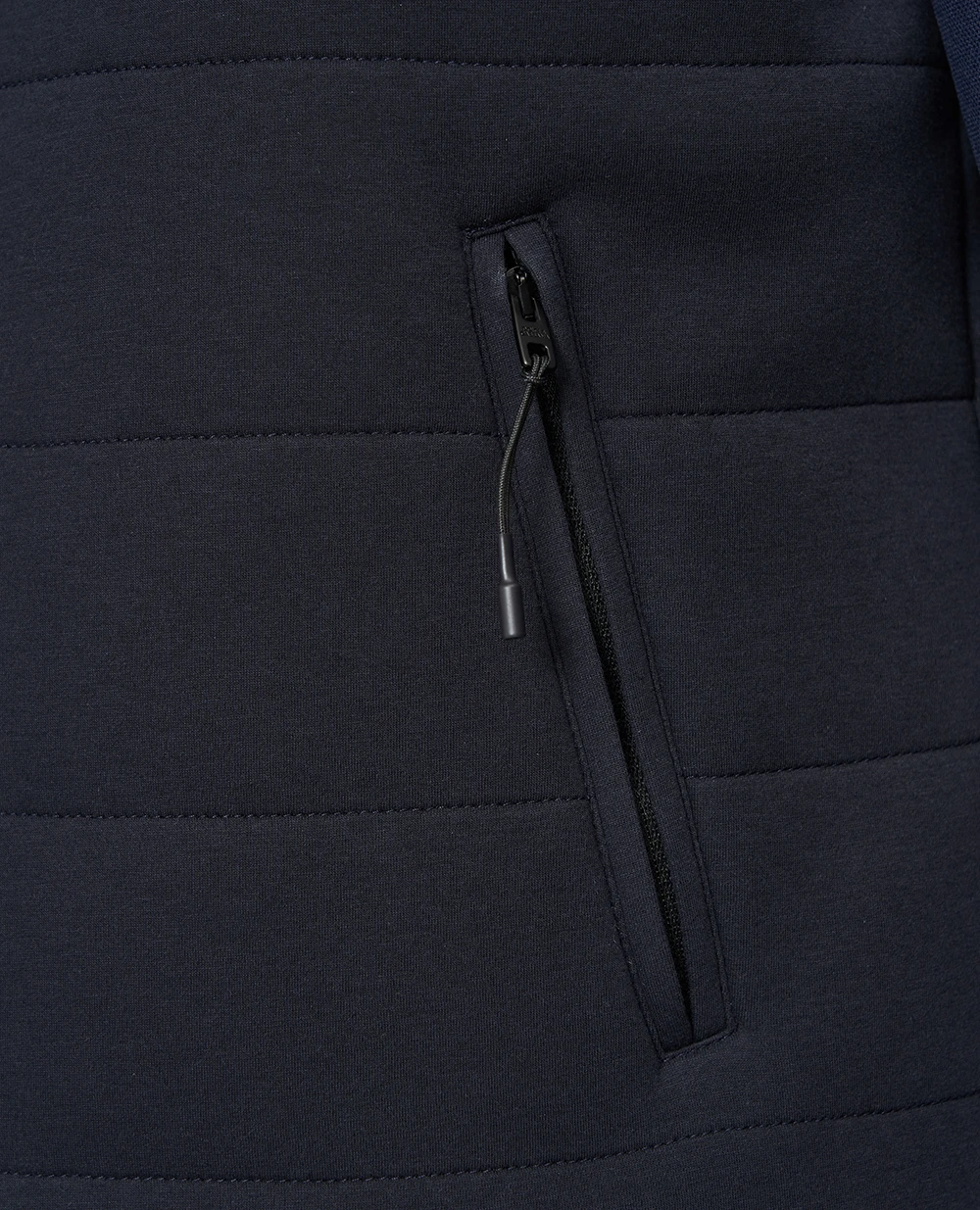 Стеганый жилет на молнии Dolce&Gabbana G9CAGT-GK293, синий цвет • Купить в интернет-магазине Kameron