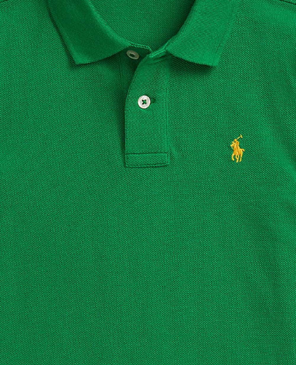 Дитяче поло Polo Ralph Lauren Kids 322703632501, зелений колір • Купити в інтернет-магазині Kameron