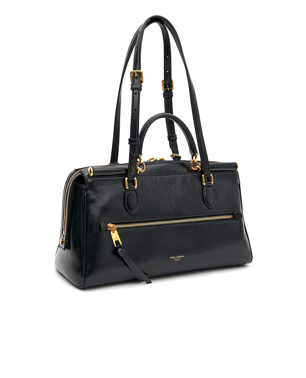 Сумка Vittoria Medium из телячьей кожи Dolce&Gabbana BB7844-A0070, черный цвет • Купить в интернет-магазине Kameron