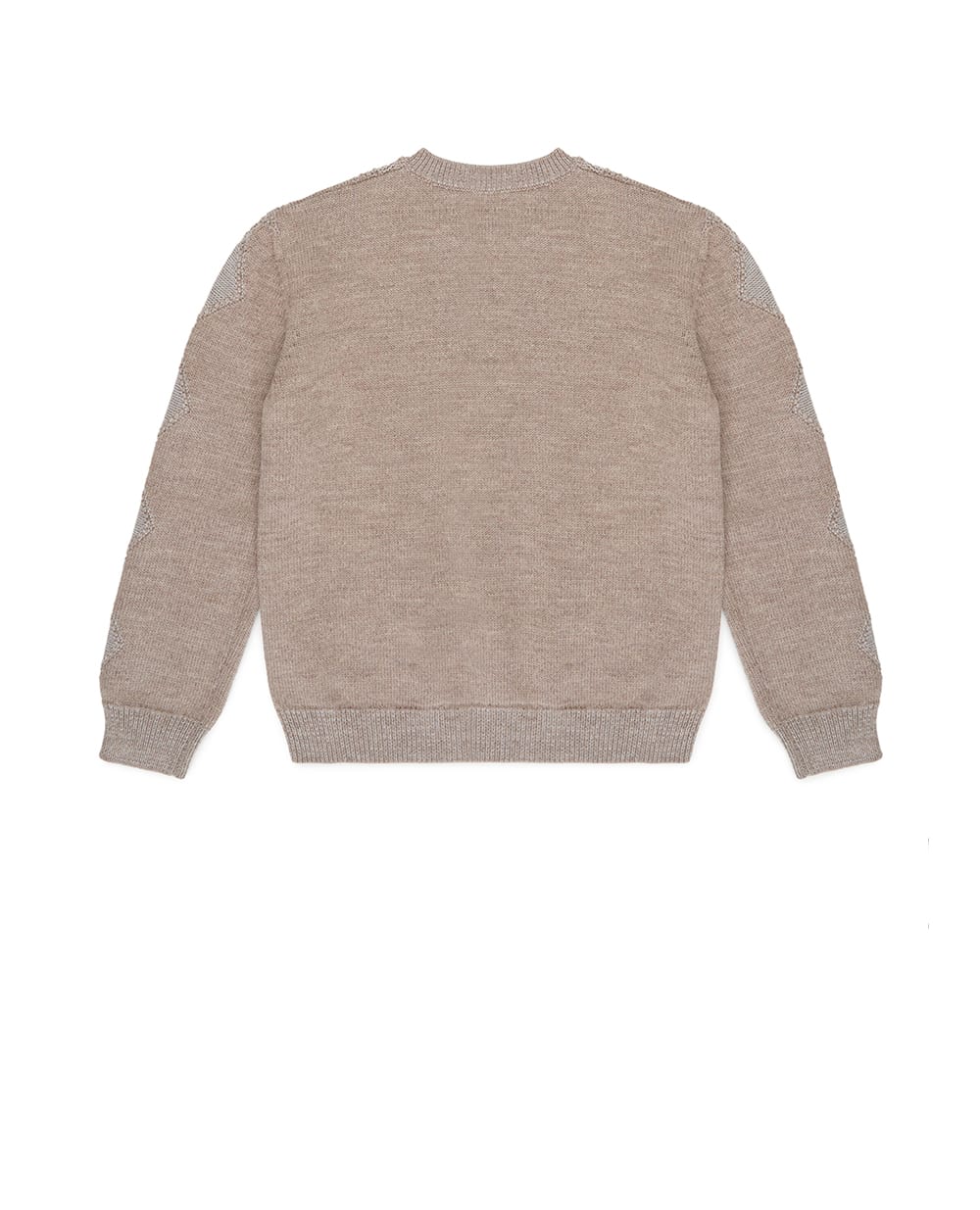 Детский свитер из шерсти Dolce&Gabbana Kids L4KWH9-JDVDH-B, бежевый цвет • Купить в интернет-магазине Kameron