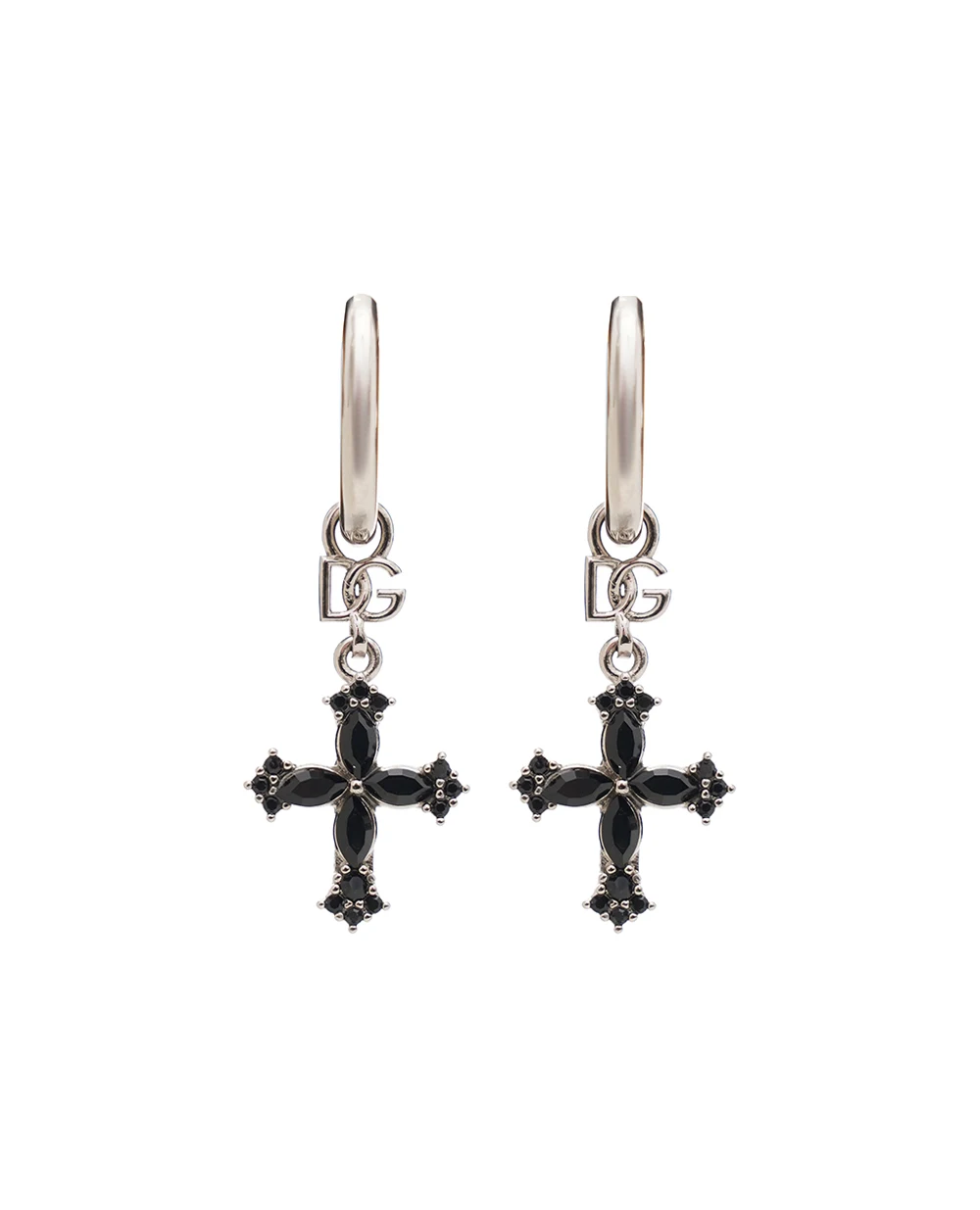 Сережки Dolce&Gabbana WEQ4S1-W1111, срібний колір • Купити в інтернет-магазині Kameron