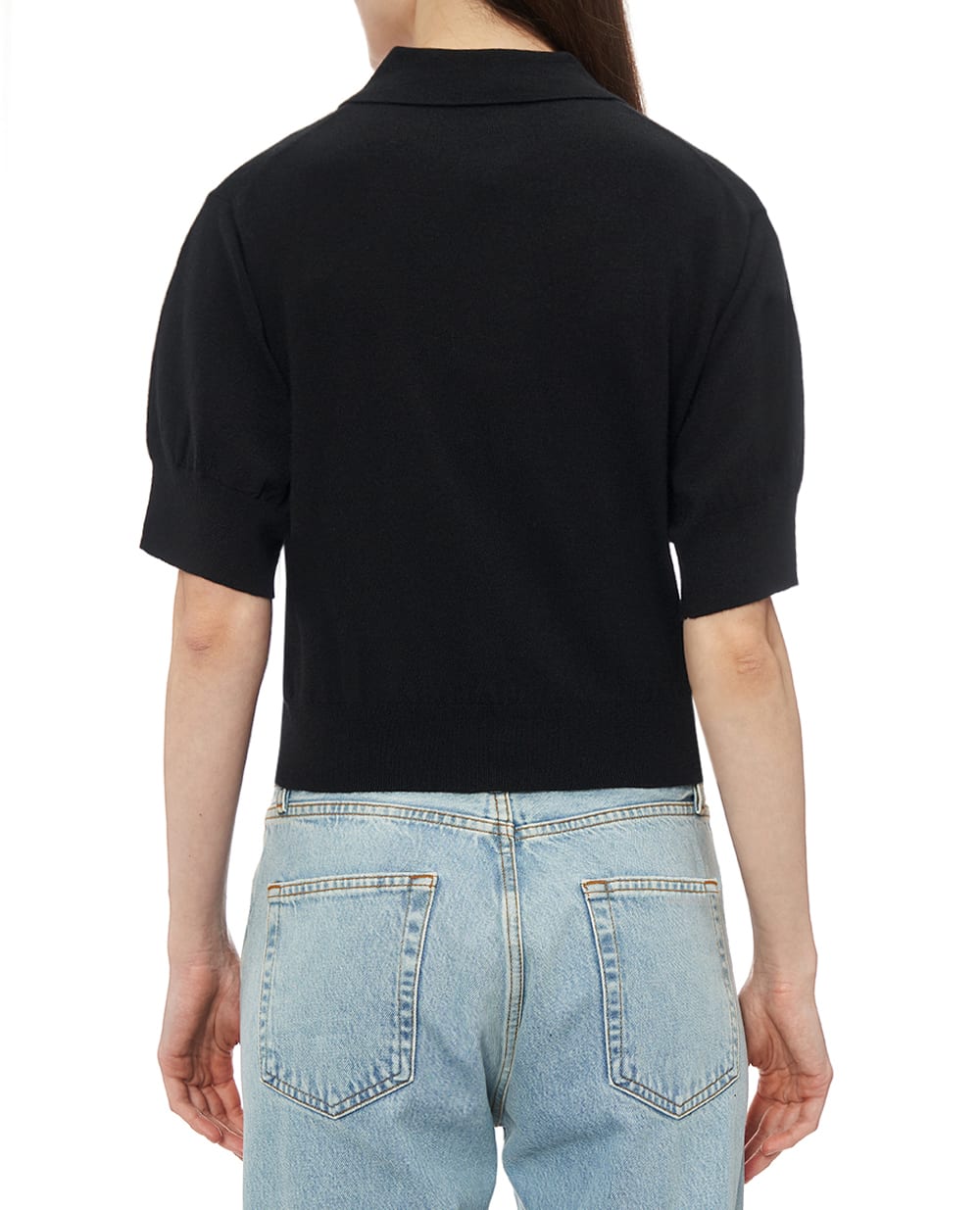 Поло із кашеміру Eterne ECS342-11, чорний колір • Купити в інтернет-магазині Kameron