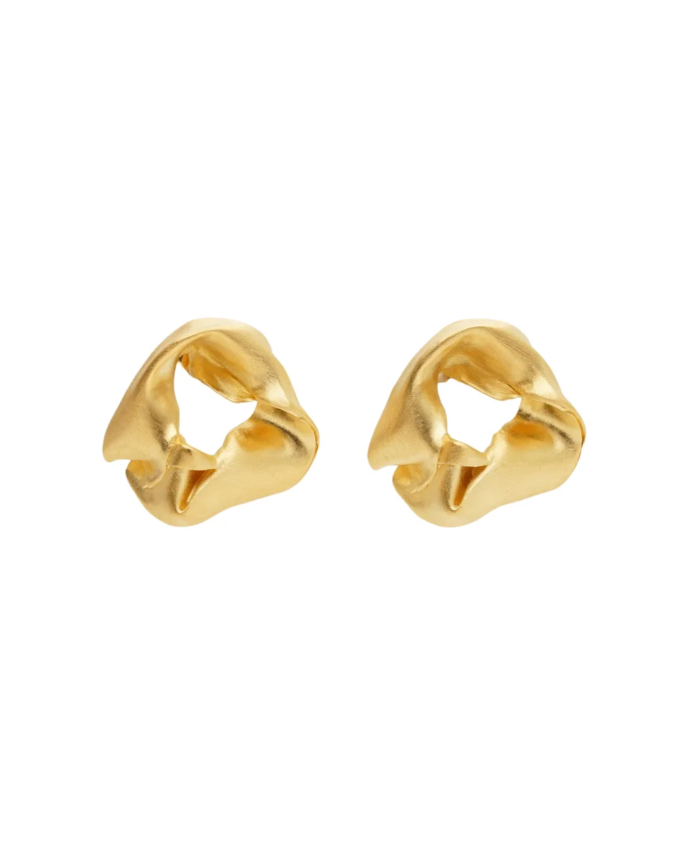 Сережки з переробленого золота вермель Completedworks R2093, золотий колір • Купити в інтернет-магазині Kameron