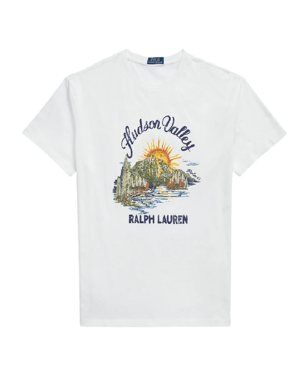 Футболка Polo Ralph Lauren 710P04881004, белый цвет • Купить в интернет-магазине Kameron