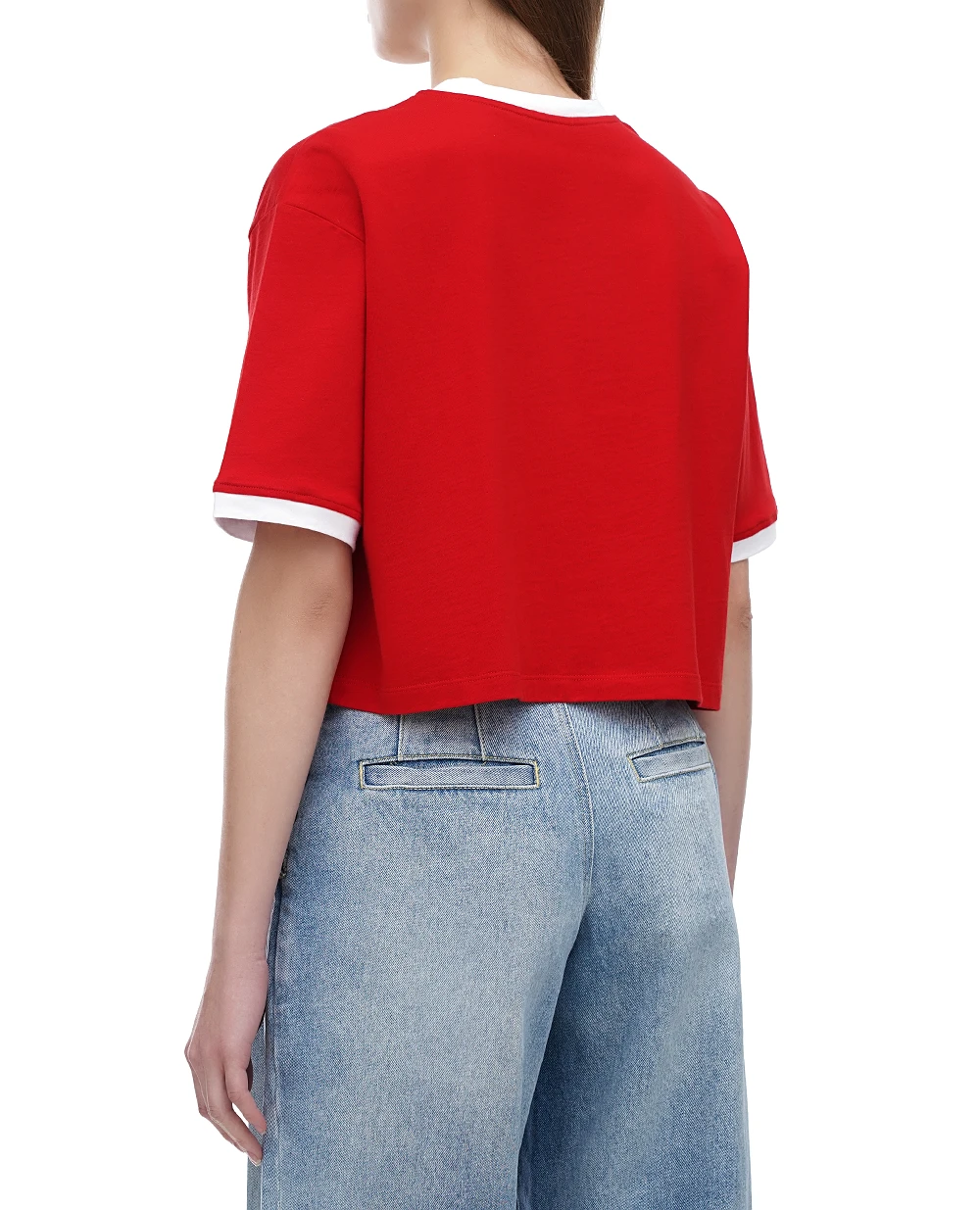 Футболка Balmain DF0EE020GE28, красный цвет • Купить в интернет-магазине Kameron