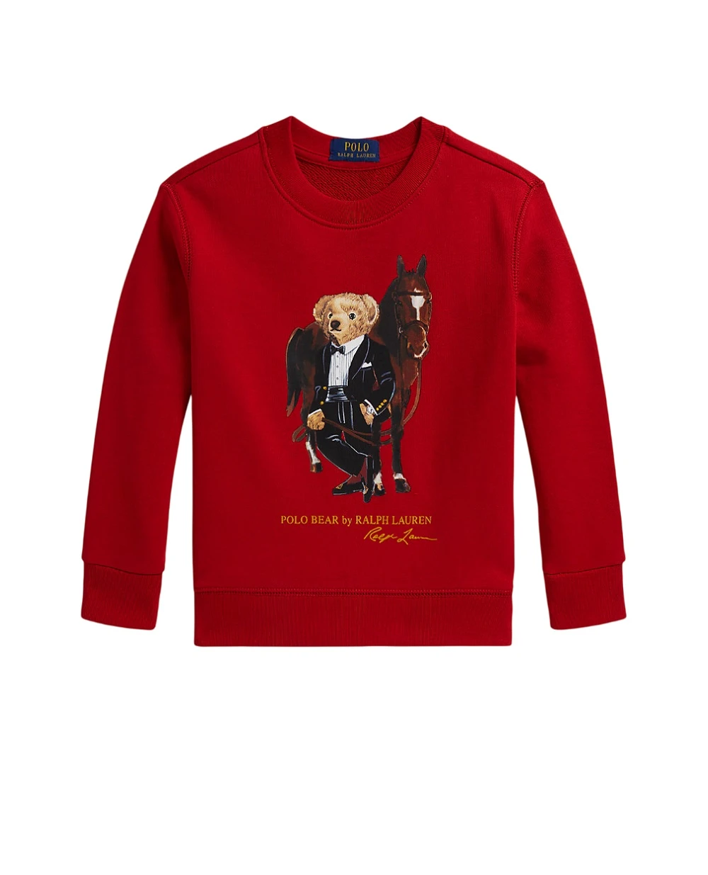Дитячий світшот Polo Bear Polo Ralph Lauren Kids 322A10261003, червоний колір • Купити в інтернет-магазині Kameron