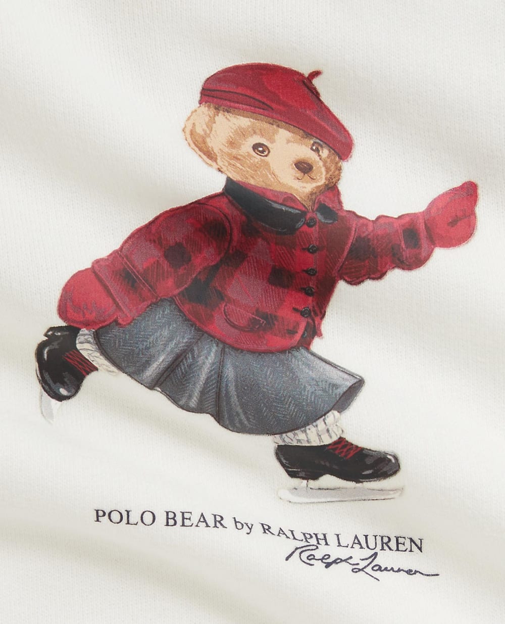 Дитяча сукня флісова Polo Bear Polo Ralph Lauren Kids 310981086001, кремовий колір • Купити в інтернет-магазині Kameron