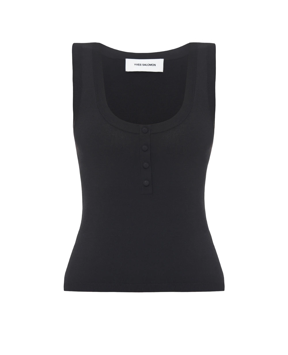 Топ Yves Salomon 26EYH50856MSVP, чорний колір • Купити в інтернет-магазині Kameron
