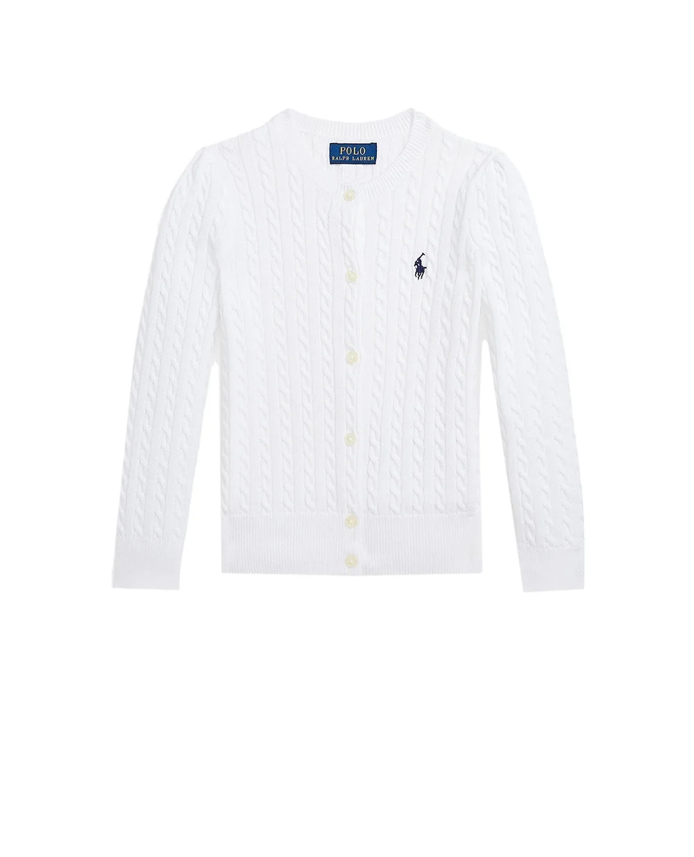 Дитячий кардиган Polo Ralph Lauren Kids 313543047064, білий колір • Купити в інтернет-магазині Kameron