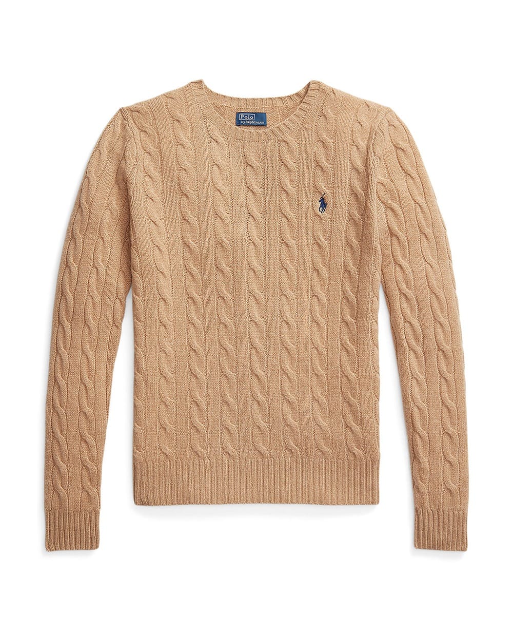 Свитер из шерсти и кашемира Polo Ralph Lauren 211971865002, коричневый цвет • Купить в интернет-магазине Kameron