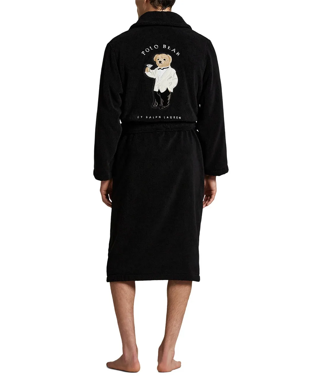 Халат Polo Ralph Lauren 714966109002, черный цвет • Купить в интернет-магазине Kameron