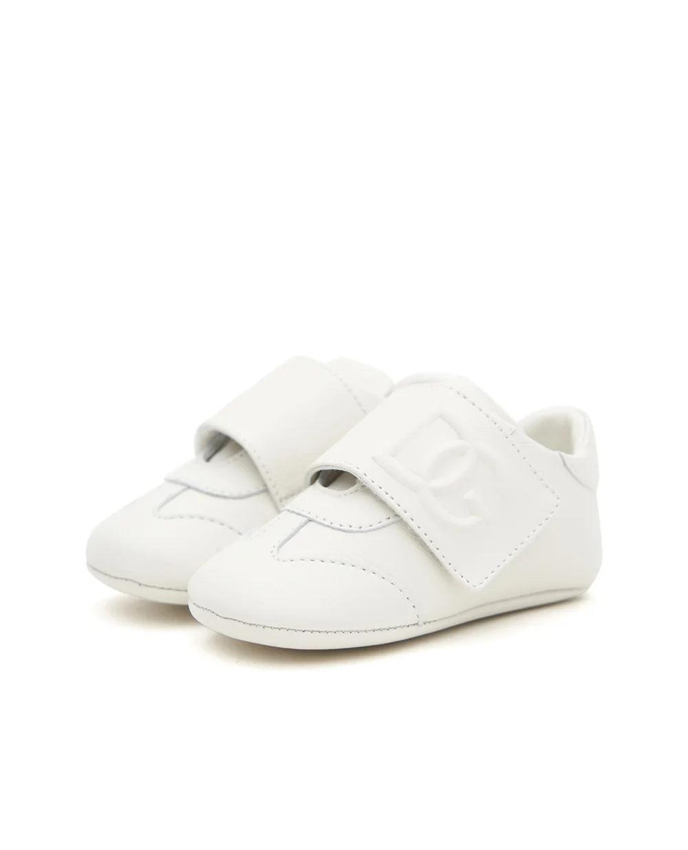 Дитячі кросівки зі шкіри Dolce&Gabbana Kids DK0159-A1121, білий колір • Купити в інтернет-магазині Kameron