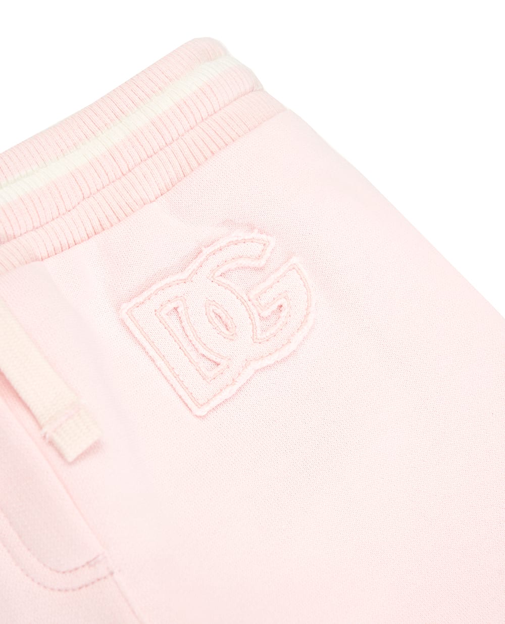 Детские спортивные брюки (костюм) Dolce&Gabbana Kids L2JPC9-II7IR, розовый цвет • Купить в интернет-магазине Kameron