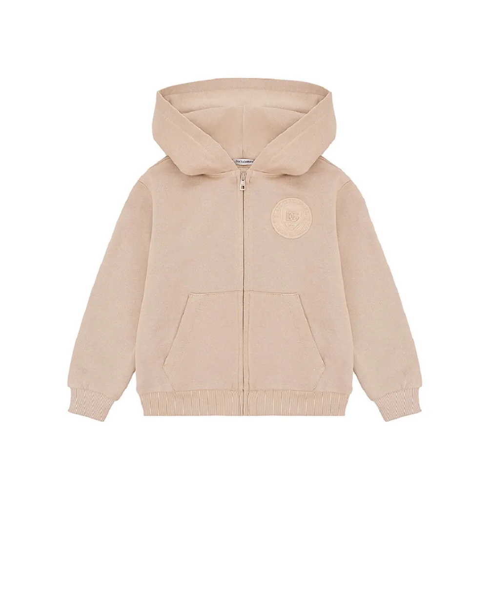 Детская толстовка (костюм) Dolce&Gabbana Kids L4JWKL-G7NXC-B, бежевый цвет • Купить в интернет-магазине Kameron