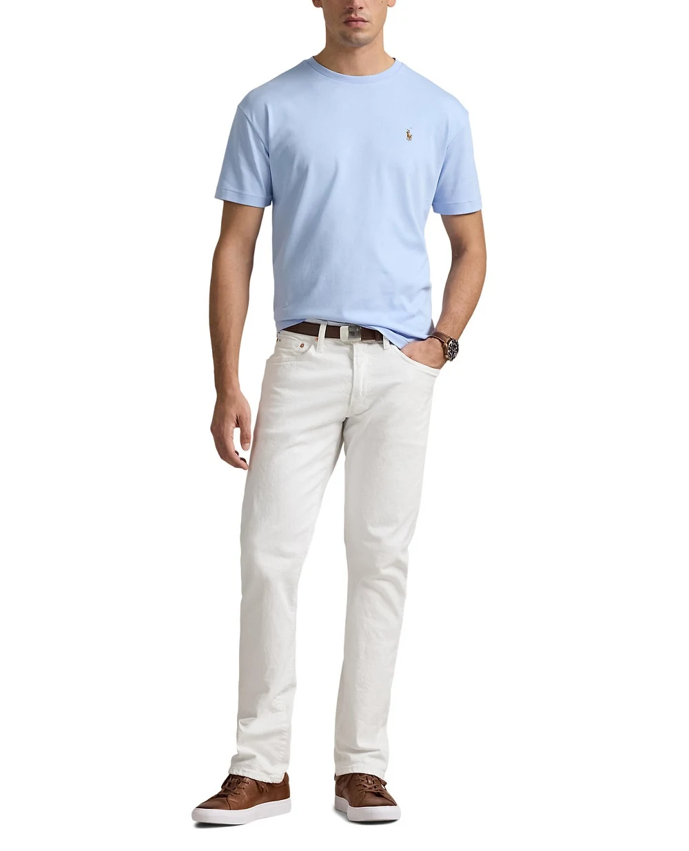 Футболка Polo Ralph Lauren 710740727005, блакитний колір • Купити в інтернет-магазині Kameron