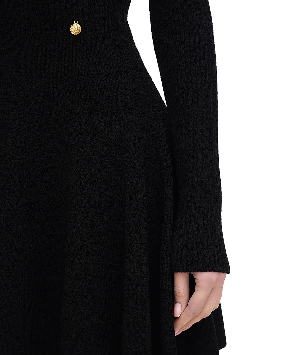Платье Balmain EF1R9857KI09, черный цвет • Купить в интернет-магазине Kameron
