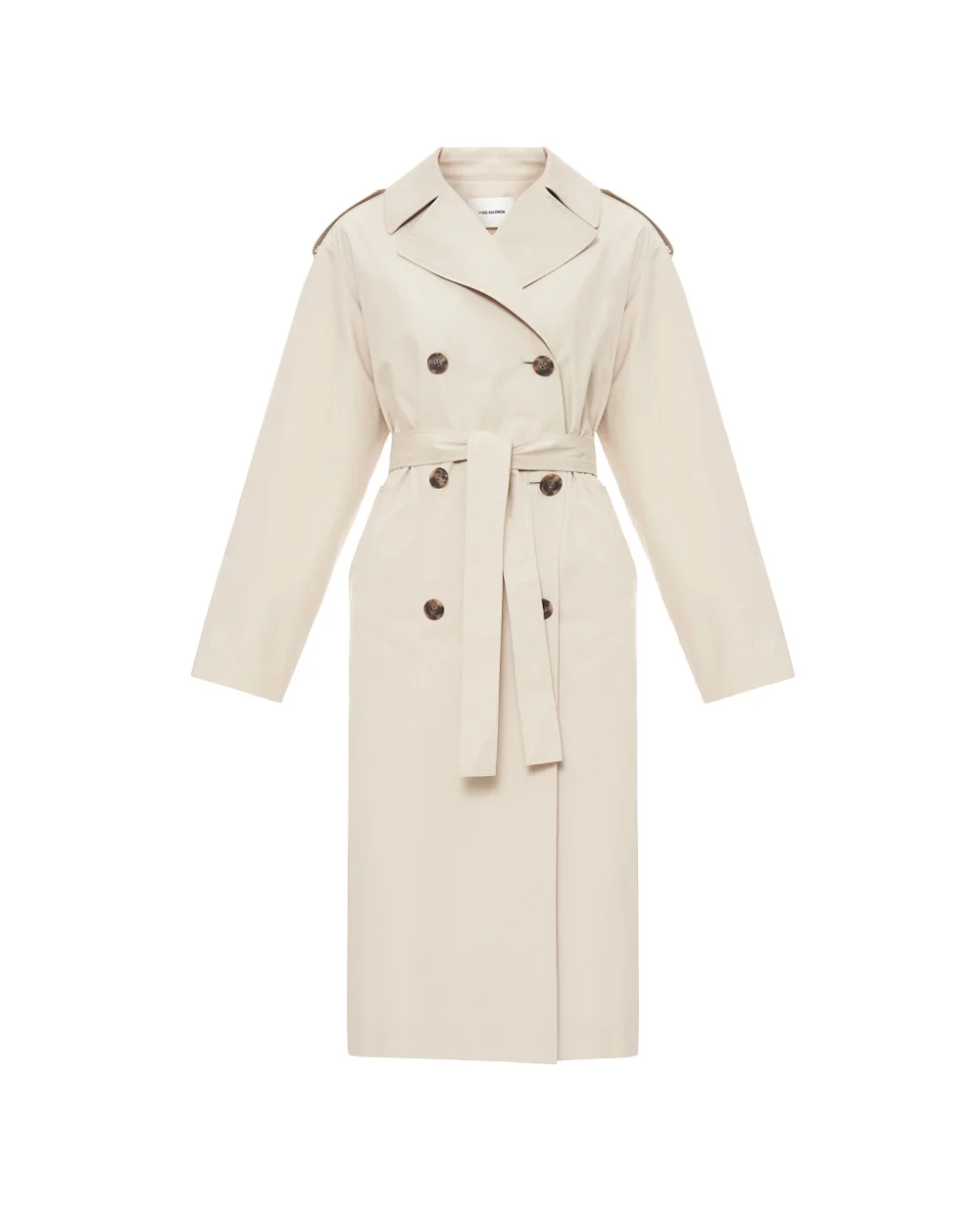 Тренч Yves Salomon 26EYM00815COSA, бежевий колір • Купити в інтернет-магазині Kameron