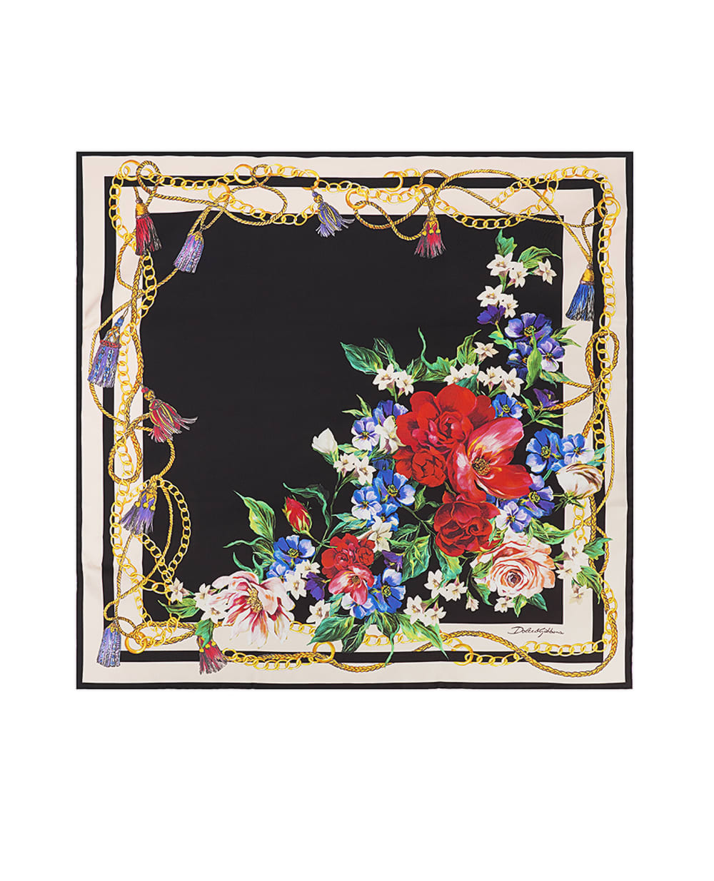 Хустка Dolce&Gabbana FN090R-GDC5J, різнокольоровий колір • Купити в інтернет-магазині Kameron