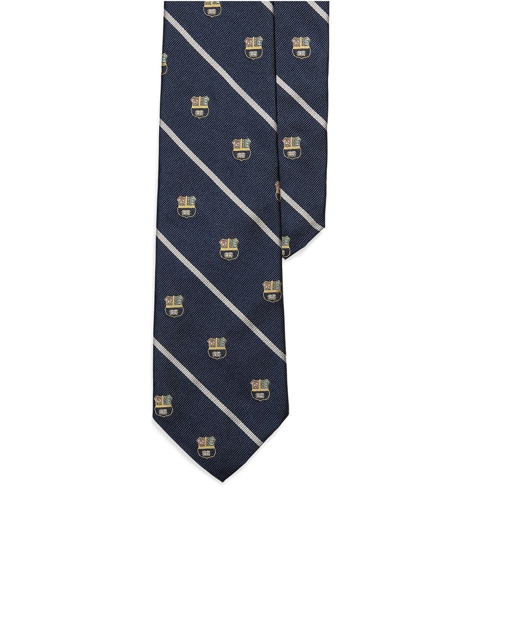 Шелковый галстук Polo Ralph Lauren 712971842001, темно-синий цвет • Купить в интернет-магазине Kameron