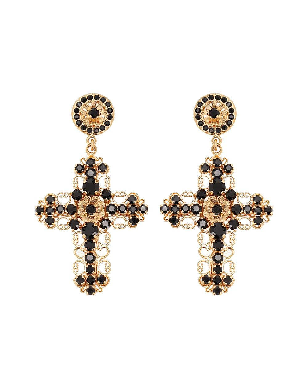 Сережки Dolce&Gabbana WEG2S1-W0001, золотий колір • Купити в інтернет-магазині Kameron