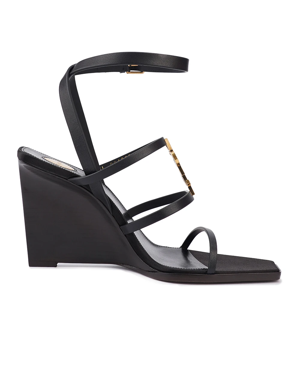 Босоножки Saint Laurent 821090-DWEDD, черный цвет • Купить в интернет-магазине Kameron