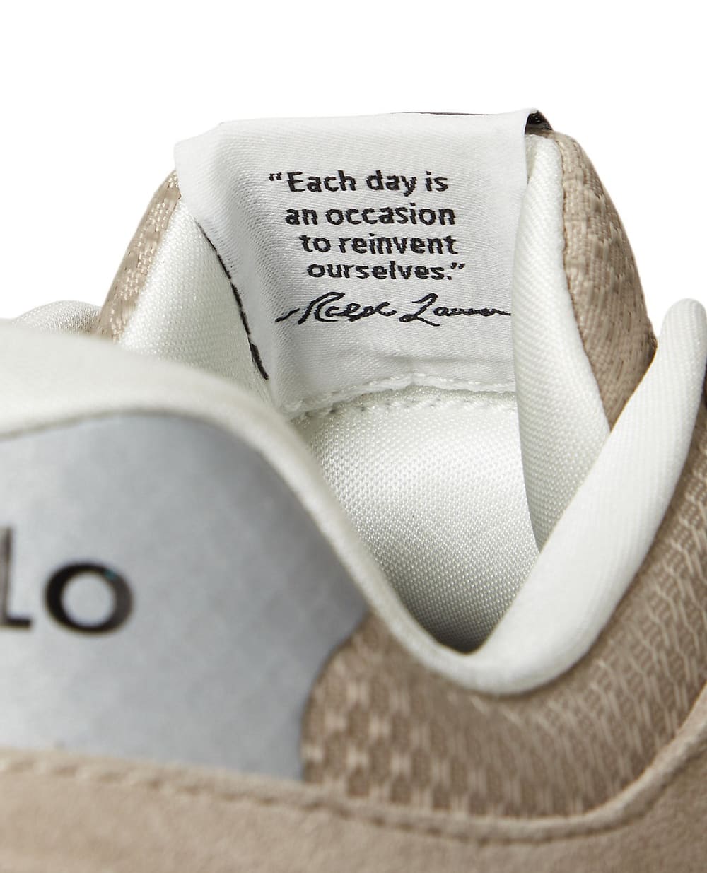 Кросівки Train 89 V2 із замші Polo Ralph Lauren 809P01637001, бежевий колір • Купити в інтернет-магазині Kameron