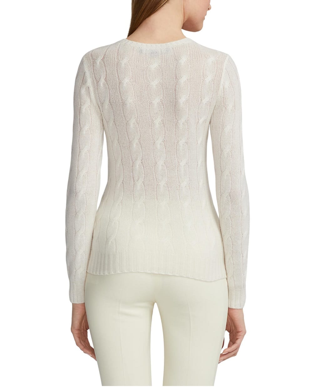 Кашемировый пуловер Ralph Lauren Collection 290963054004, кремовый цвет • Купить в интернет-магазине Kameron