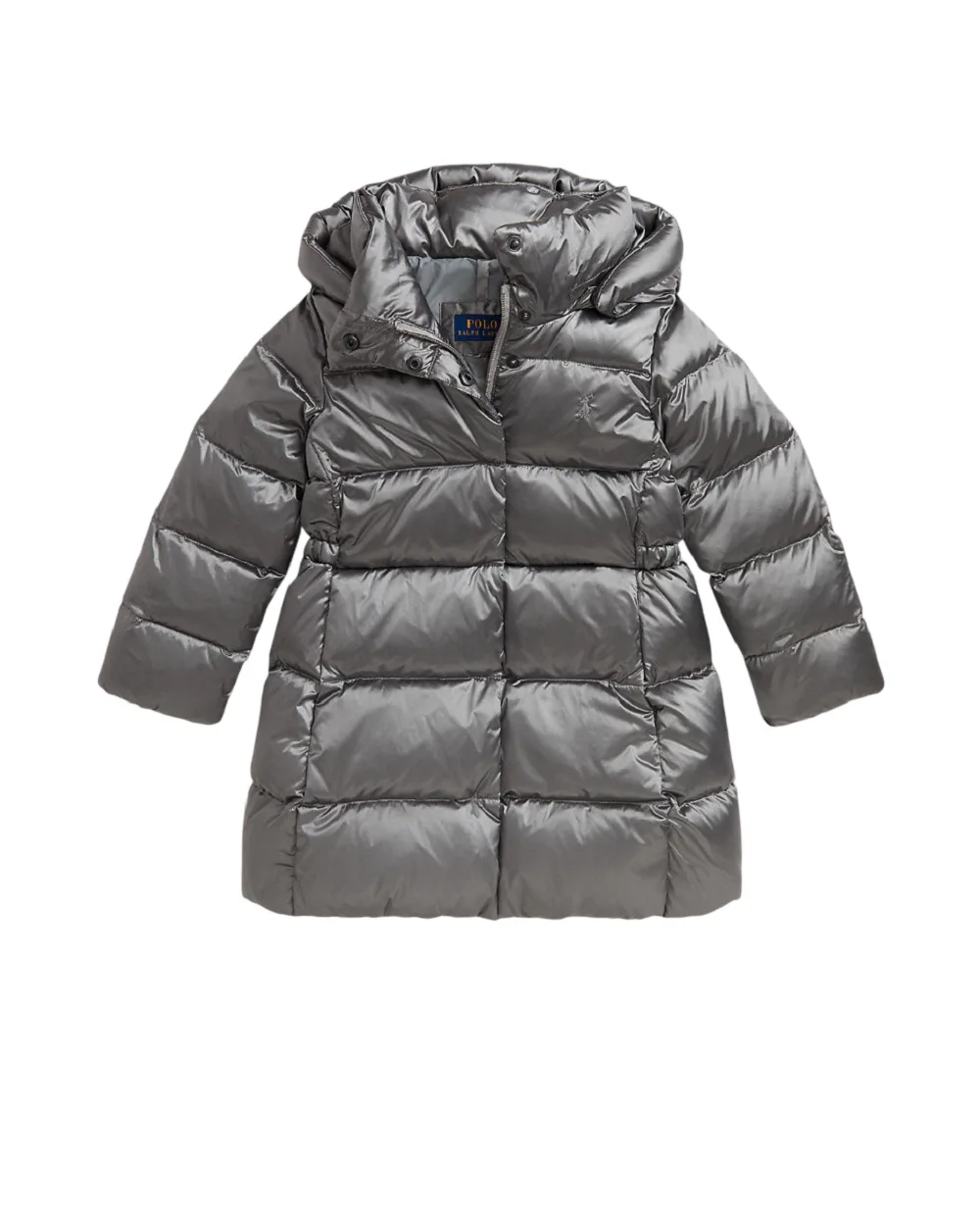 Детская куртка с капюшоном Polo Ralph Lauren Kids 312979198001, серый цвет • Купить в интернет-магазине Kameron