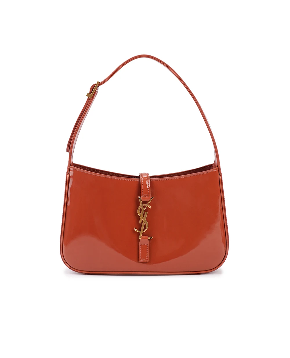 Шкіряна сумка Le 5 à 7 Saint Laurent 657228-AAD16, теракотовий колір • Купити в інтернет-магазині Kameron