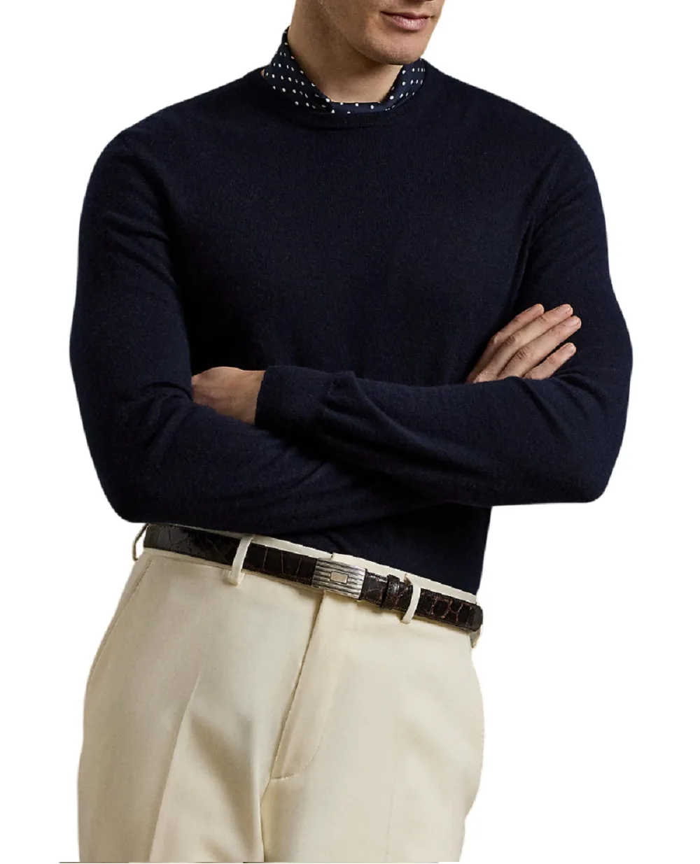 Светр з кашеміру Ralph Lauren Purple Label 790913755005, синій колір • Купити в інтернет-магазині Kameron