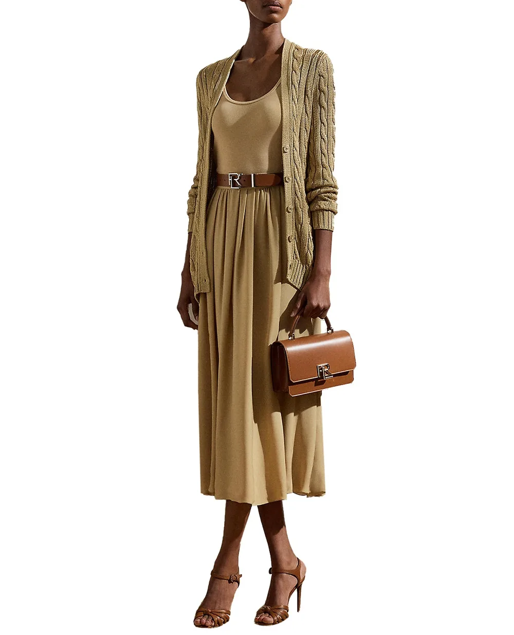 Майка Ralph Lauren Collection 290965861005, бежевий колір • Купити в інтернет-магазині Kameron