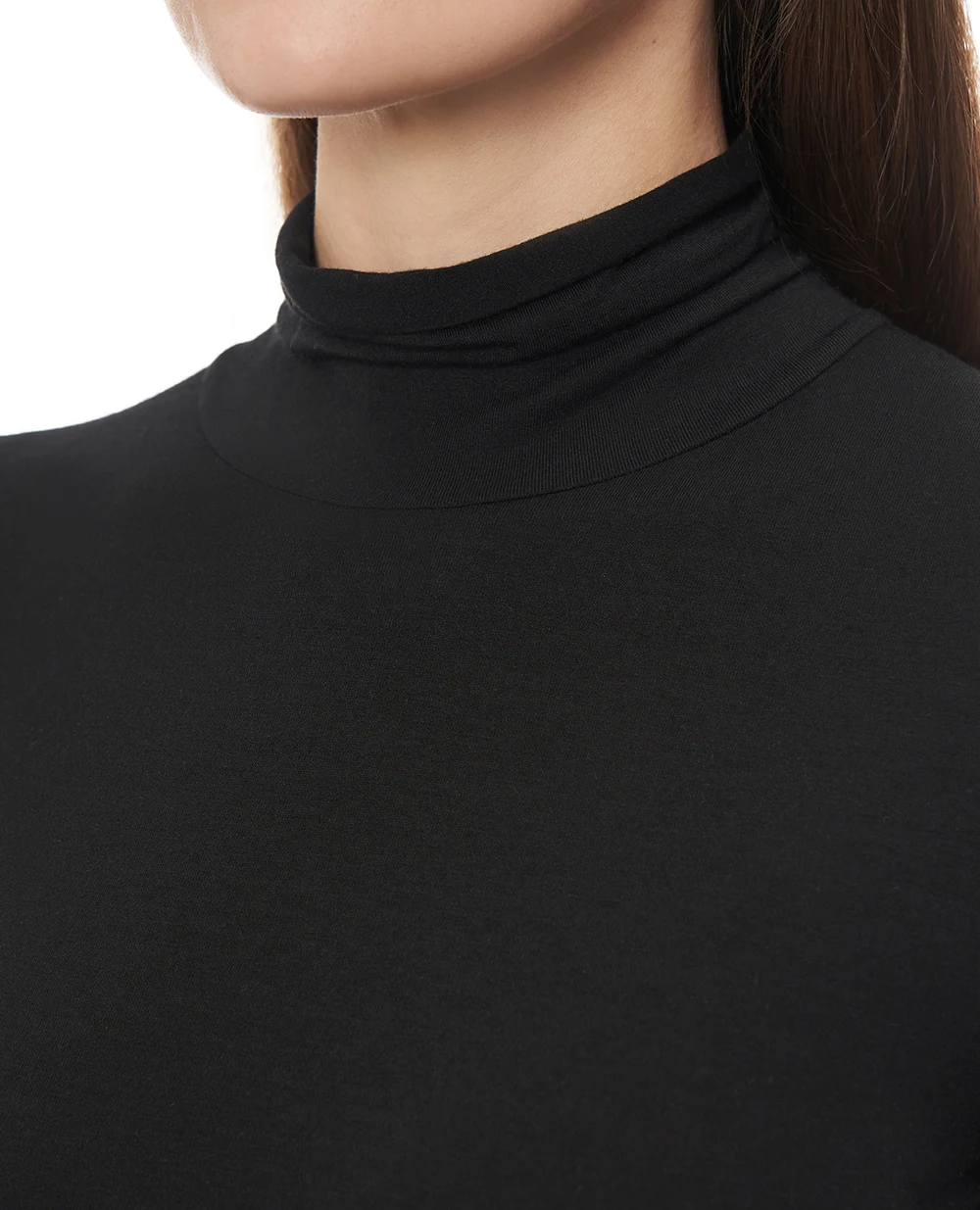 Топ із високим коміром Eterne CB373-13, чорний колір • Купити в інтернет-магазині Kameron